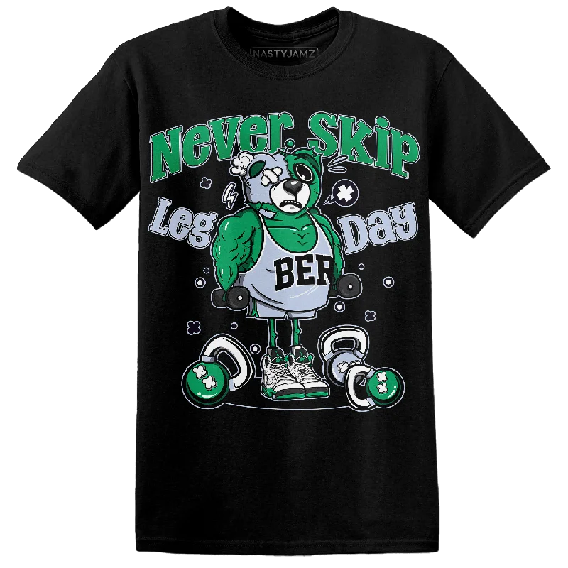 NastyJamz Lucky Green 5s T Shirt Match Leg Day BER