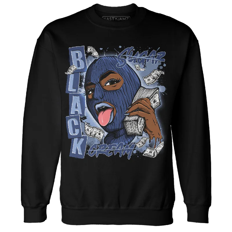 NastyJamz Midnight Navy 5s Sweatshirt Match No Sugar No Cream