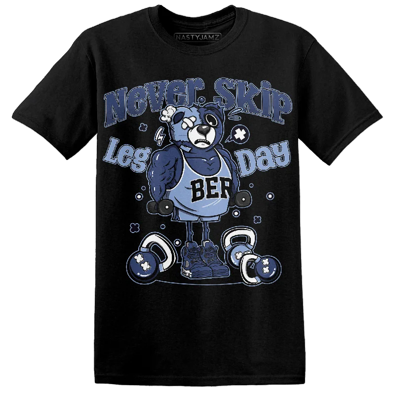 NastyJamz Midnight Navy 5s T Shirt Match Leg Day BER