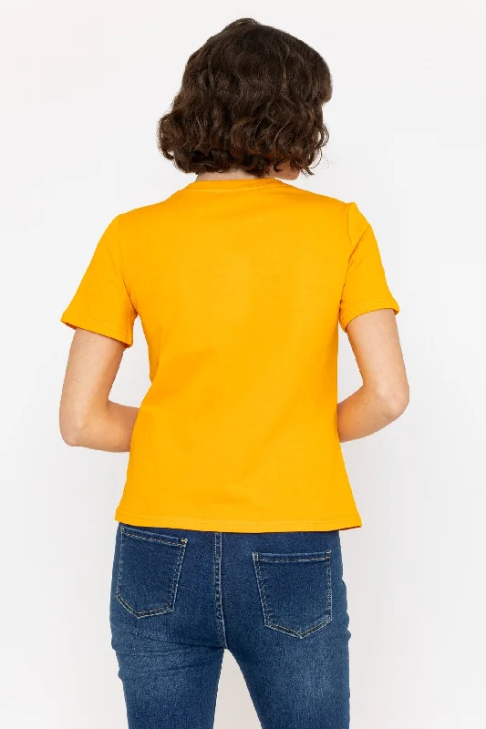 Orange Supersoft V-Neck Tee