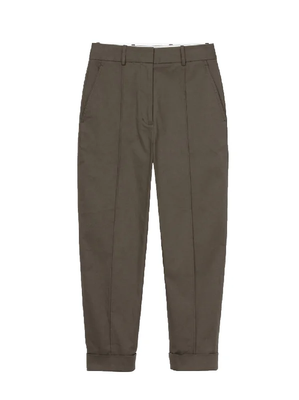 Cropped Carrot Trouser (Army)