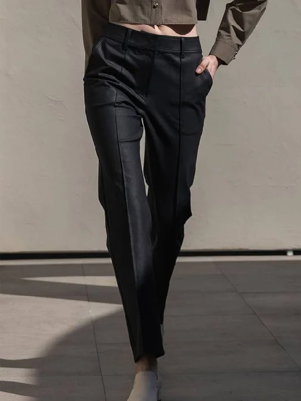 SEMI BOOTS CUT CARBON BLACK PANTS