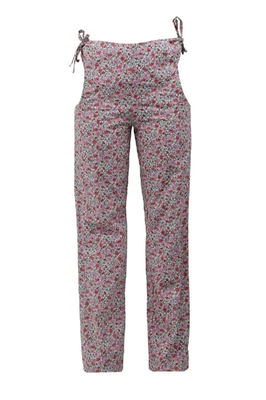 FLORAL STRAIGHT-LEG PANTS