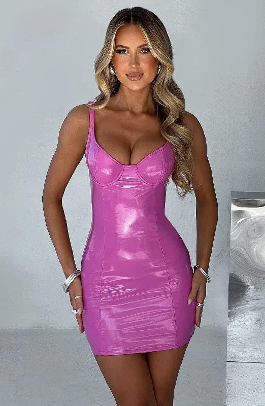 "Striped dresses for women with a classic touch"Addison Mini Dress - Pink