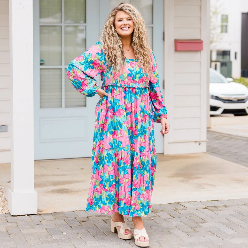 Maxi Dresses with Double - Layered Skirts for a Flowing EffectBeyond Amazing Dress, Blue Maxi Dresses with Double - Layered Skirts for a Flowing EffectBeyond Amazing Dress, Blue