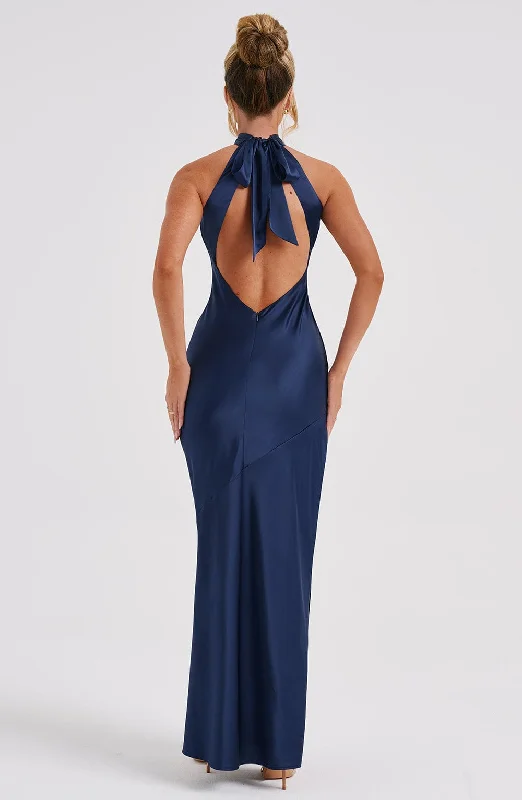 Sequin - Embellished Maxi Dresses for GalasEtta Maxi Dress - Navy