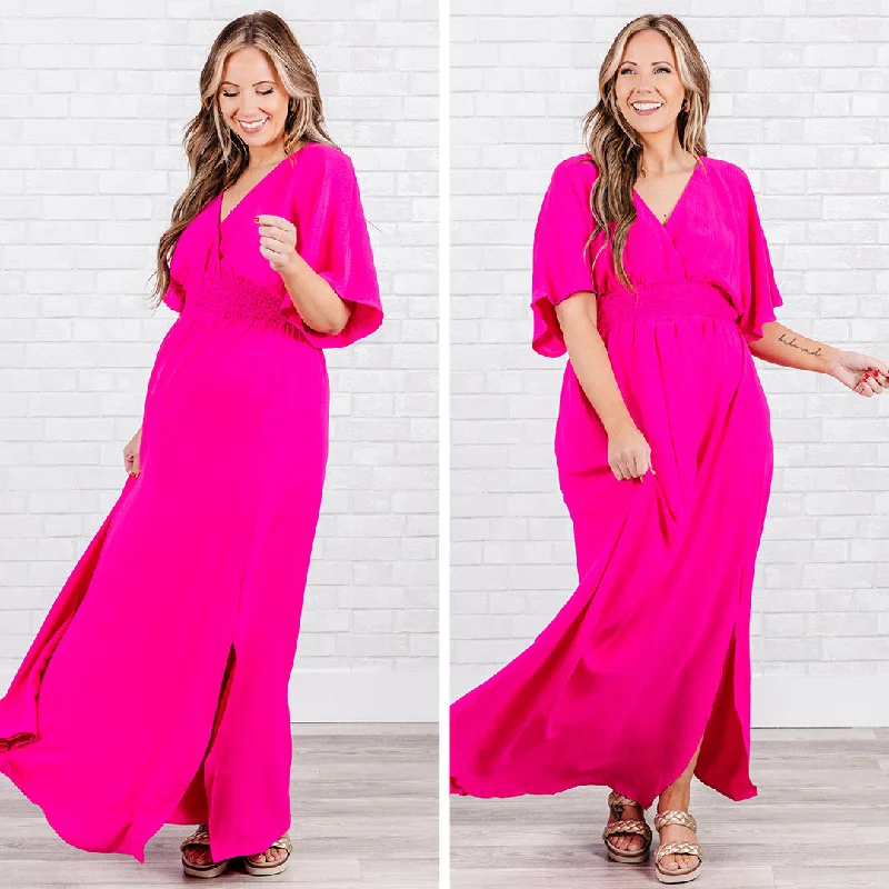 Maxi Dresses for Mother's Day CelebrationsFeeling Good Maxi Dress, Hot Pink