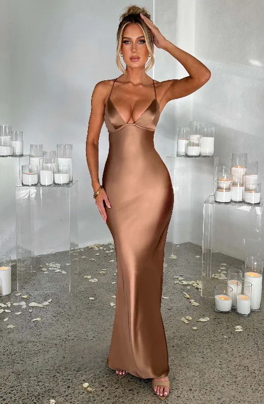 Maxi Dresses for Engagement PartiesFenty Maxi Dress - Chocolate