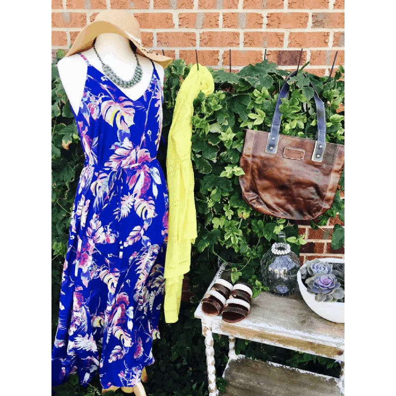 Comfortable Cotton - Linen Maxi Dresses for Everyday WearFloral Maxi Dress