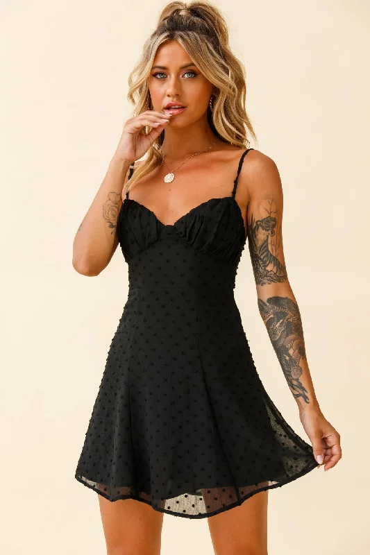 "Maxi dresses for women to wear in the fall"Good Morning Angel Ruched Bust A-Line Dress Black "Maxi dresses for women to wear in the fall"Good Morning Angel Ruched Bust A-Line Dress Black