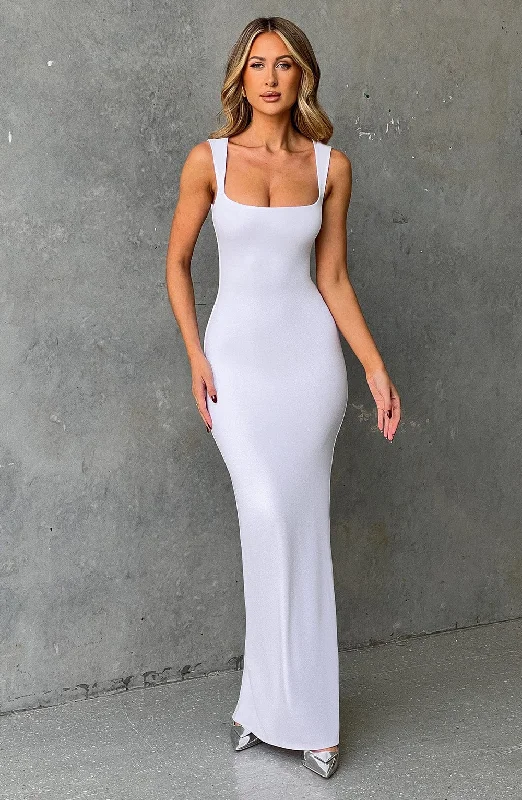 Maxi Dresses with Cross - Over Necklines for a Stylish LookHadley Maxi Dress - White