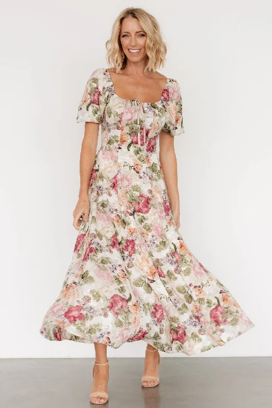 Sunny Yellow Maxi Dresses for a Cheerful LookRaelynn Maxi Dress | Vintage Floral