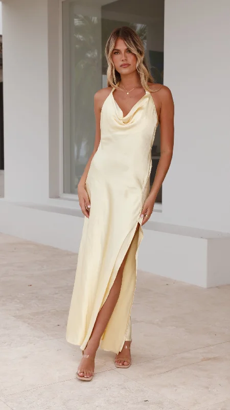 Maxi Dresses with Rhinestone Embellishments for a Glitzy LookSian Maxi Dress - Yellow Maxi Dresses with Rhinestone Embellishments for a Glitzy LookSian Maxi Dress - Yellow