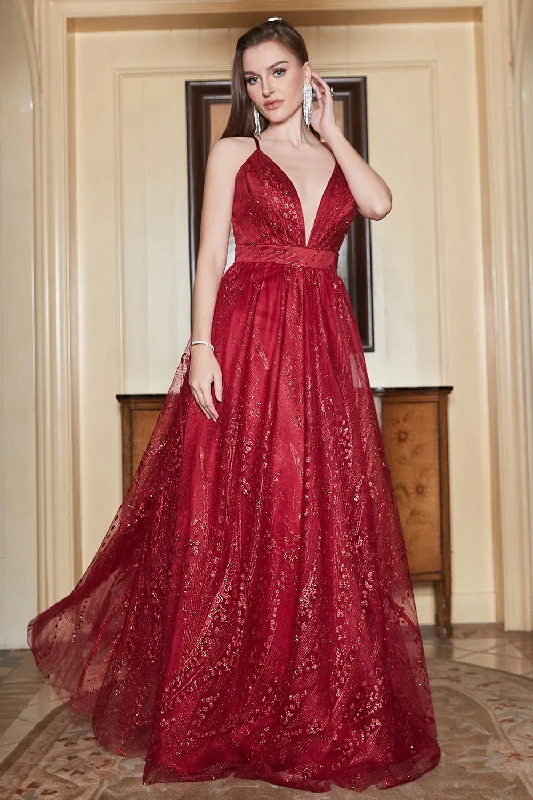 "Beach wedding dresses for women for a laid - back ceremony"Spaghetti Straps Burgundy A Line Prom Dress "Beach wedding dresses for women for a laid - back ceremony"Spaghetti Straps Burgundy A Line Prom Dress