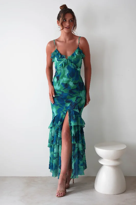 Maxi Dresses for High School Graduation CeremoniesTahiti Printed Maxi Dress | Mixed Print