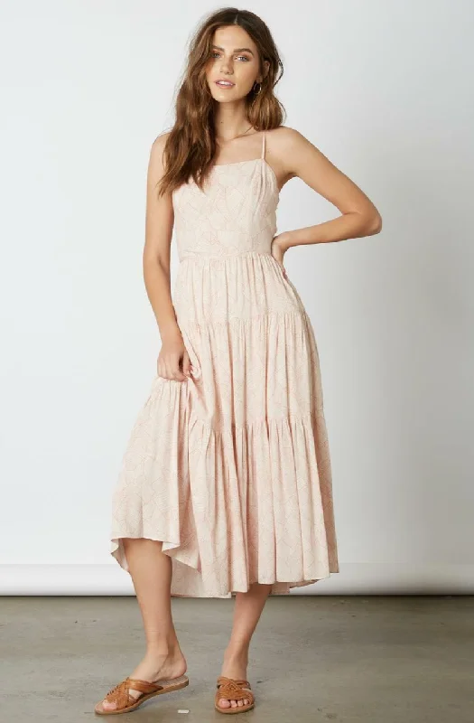 Zip - front midi dress for easy on - and - off convenienceCherished Moments Mauve Print Lace-Up Midi Dress Zip - front midi dress for easy on - and - off convenienceCherished Moments Mauve Print Lace-Up Midi Dress