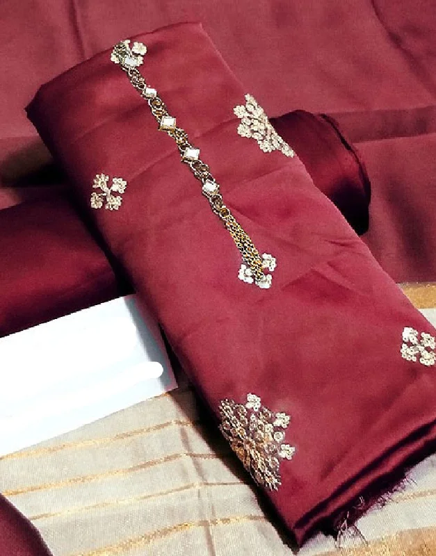 One Shoulder Party Dresses with Lace Overlay for Ladies' Sophisticated AppealBanarsi Style Embroidered Shamoz Silk Dress with Silk Jhalar Dupatta (DZ16112) One Shoulder Party Dresses with Lace Overlay for Ladies' Sophisticated AppealBanarsi Style Embroidered Shamoz Silk Dress with Silk Jhalar Dupatta (DZ16112)