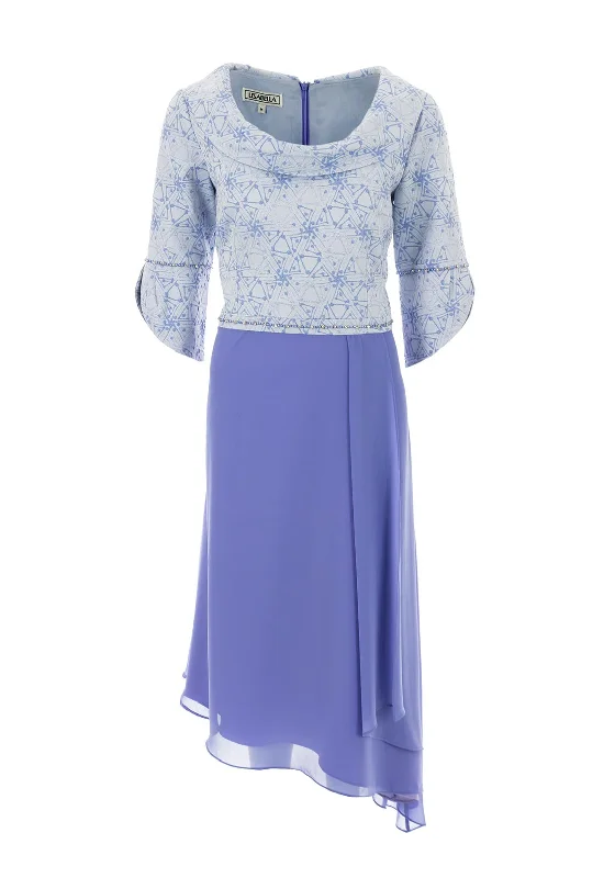 Midi dress suitable for office - appropriate casual wearLizabella Dipped Chiffon Skirt Midi Dress, Lavender Midi dress suitable for office - appropriate casual wearLizabella Dipped Chiffon Skirt Midi Dress, Lavender