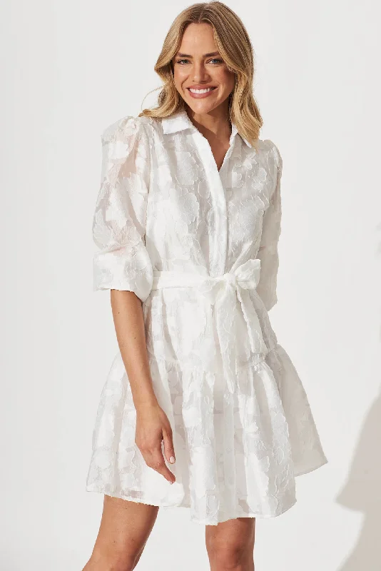 Sexy Backless Satin Party Dresses for Ladies' Night OutOdeya Shirt Dress In White Organza Sexy Backless Satin Party Dresses for Ladies' Night OutOdeya Shirt Dress In White Organza