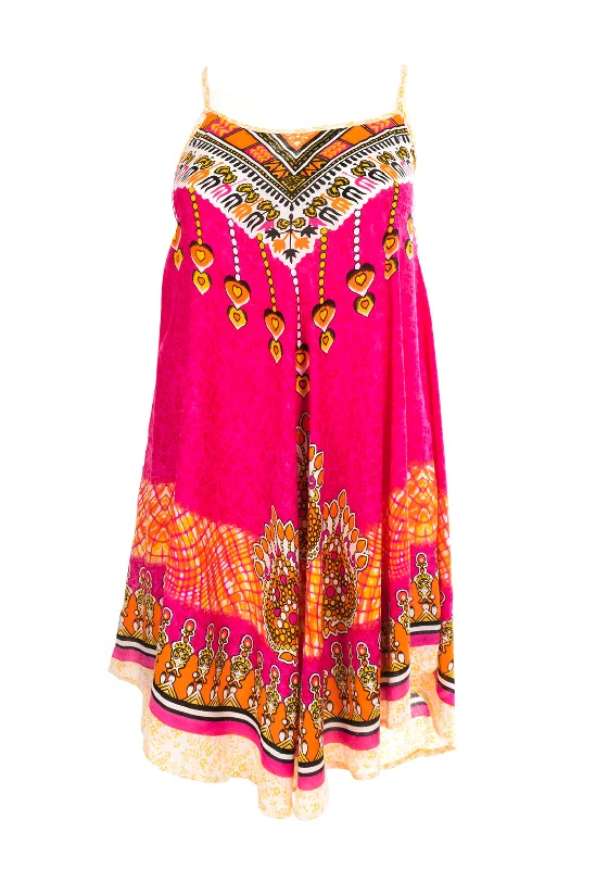 Split - hem midi dress for added mobility and a trendy styleSerafina Collection Luna Print One Size Midi Dress, Pink