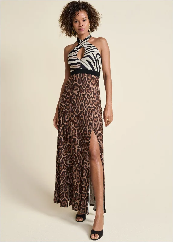 Party Dresses with Sequined Hearts and Ruffled Hem and Satin and Lace Combo and Bow at the Waist for Ladies' Romantic and Sweet LookCross-Neck Printed Dress - Black Multi Party Dresses with Sequined Hearts and Ruffled Hem and Satin and Lace Combo and Bow at the Waist for Ladies' Romantic and Sweet LookCross-Neck Printed Dress - Black Multi