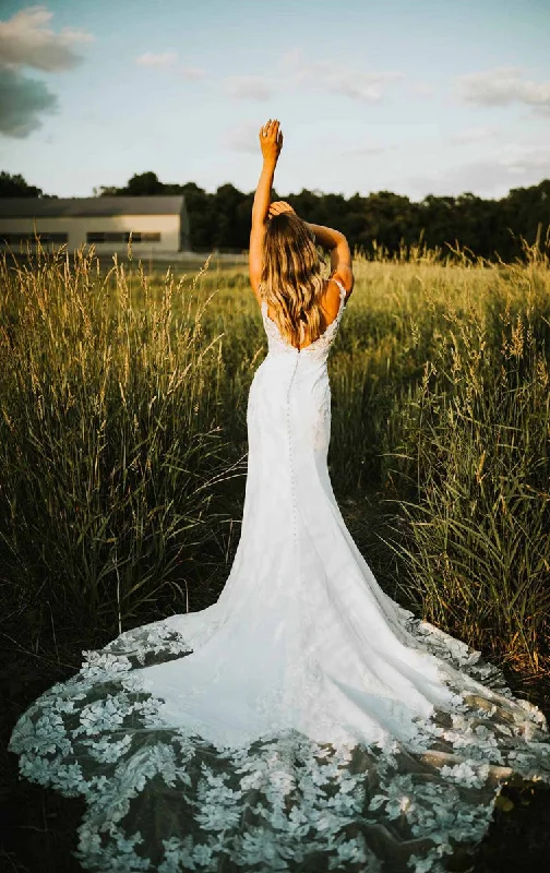 Smart - casual wedding dress for a laid - back ceremony7457