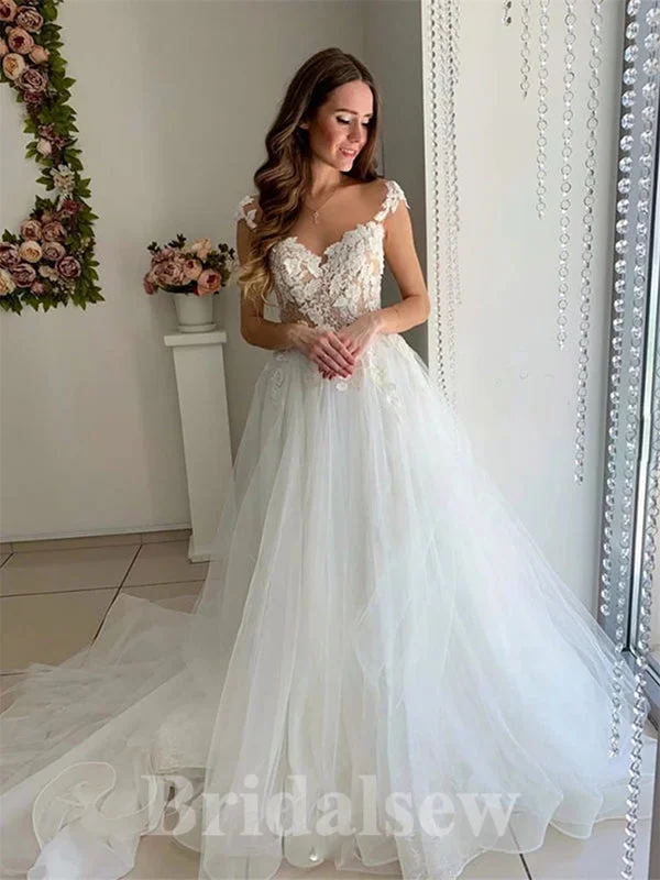 Antique - inspired lace wedding dress with long sleevesA-line Most Popular Vintage Dream Beach Elegant Long Wedding Dresses, Bridal Gown WD457 Antique - inspired lace wedding dress with long sleevesA-line Most Popular Vintage Dream Beach Elegant Long Wedding Dresses, Bridal Gown WD457