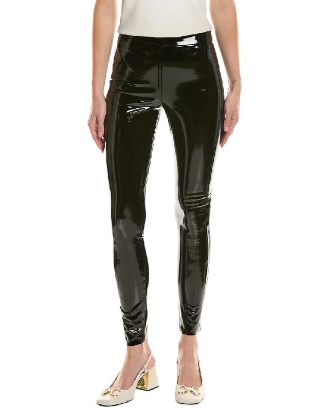 Tartan plaid wide leg dress pants for women in a vintage and formal stylealice + olivia Maddox Legging
