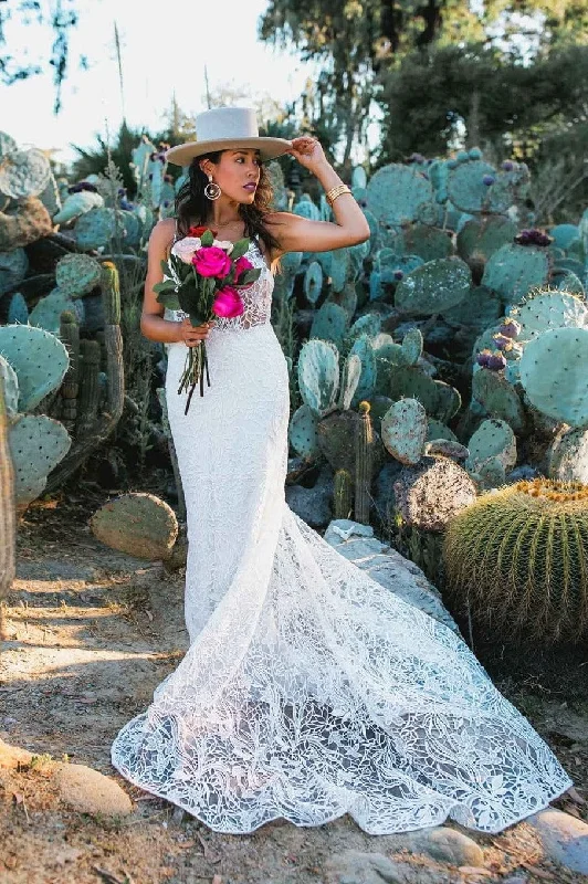 Exquisite hand - beaded wedding dressAll Who Wander Bodhi - Size 2