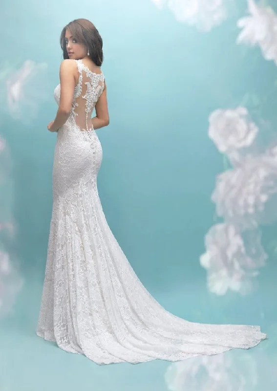 Custom - made plus size wedding dressAllure 9460