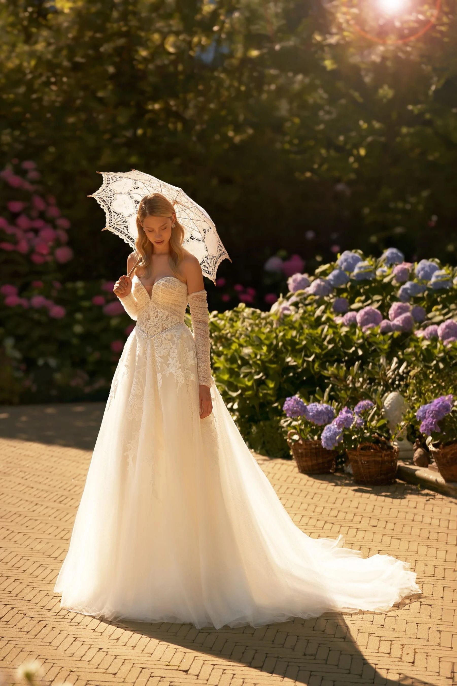 Gemstone - embellished wedding dressBloom