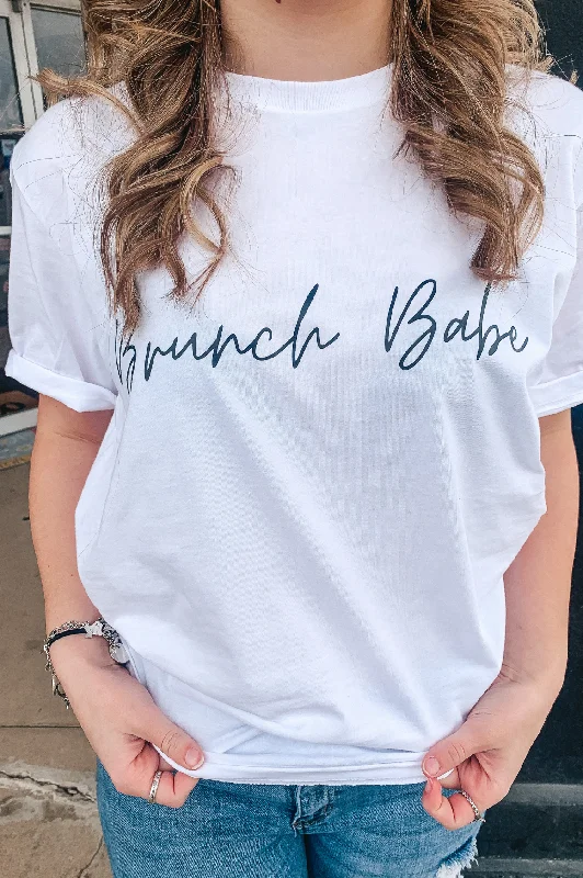 Fitted women's T - shirt to show off curvesBrunch Babe Tee