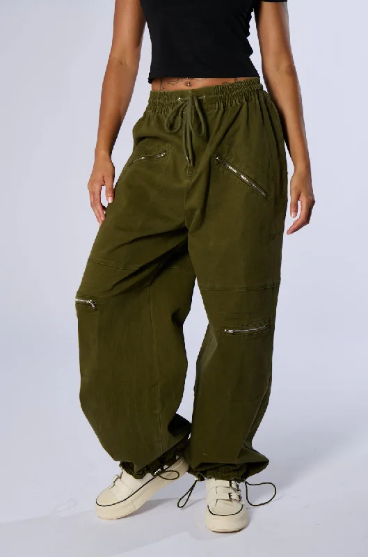 Skinny leather pants for women for a trendy lookCALM DAY FLEX JOGGER IN OLIVE