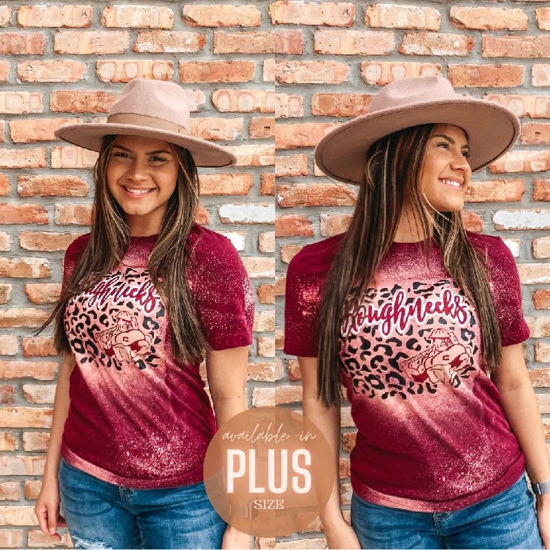 Printed women's T - shirt with a nautical - themed patternBleached Out Roughnecks Tee