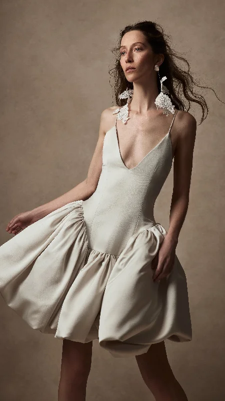 Polka - dot wedding dress for a fun touchEstelle