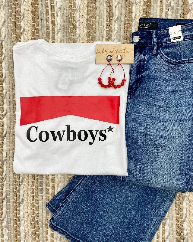 Women's T - shirt with a lace - up backCowboys Tee