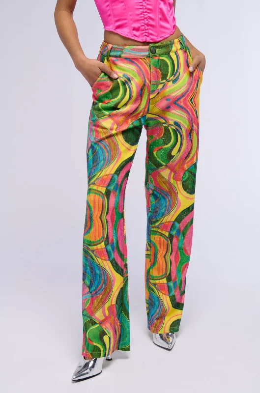 Embroidered denim pants for women in a unique lookDREAMLAND EMBELLISHED WIDE LEG TROUSER Embroidered denim pants for women in a unique lookDREAMLAND EMBELLISHED WIDE LEG TROUSER