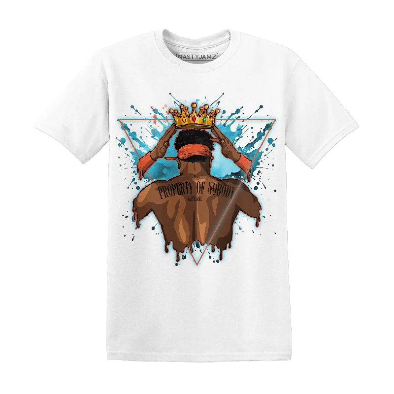Embroidered women's T - shirt with floral designsNastyJamz Dunk Low Dolphins T Shirt Match Property Of Nobody