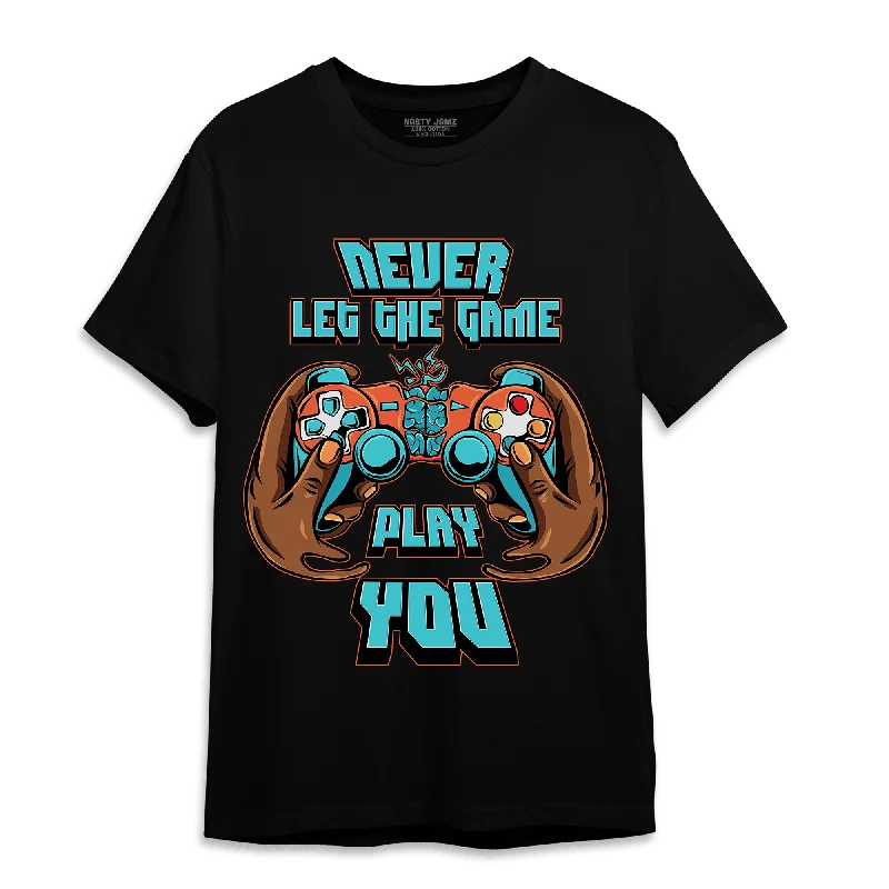 Women's button - down T - shirt in a classic styleNastyJamz Dunk Low Dolphins T Shirt Match The Game Changer