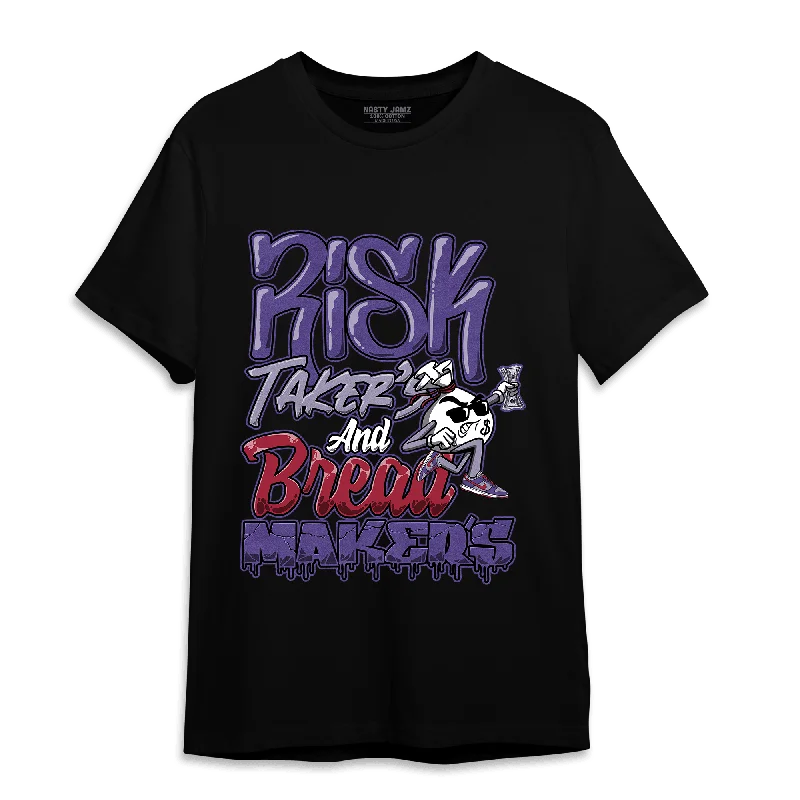 Women's turtleneck T - shirt for a sophisticated appearanceNastyJamz Dunk Low Plum T Shirt Match Making Our Bread