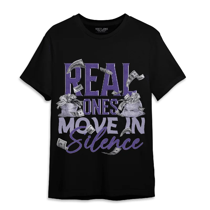 Fuzzy women's T - shirt for a cozy and warm feelNastyJamz Dunk Low Plum T Shirt Match Move In Silence Money