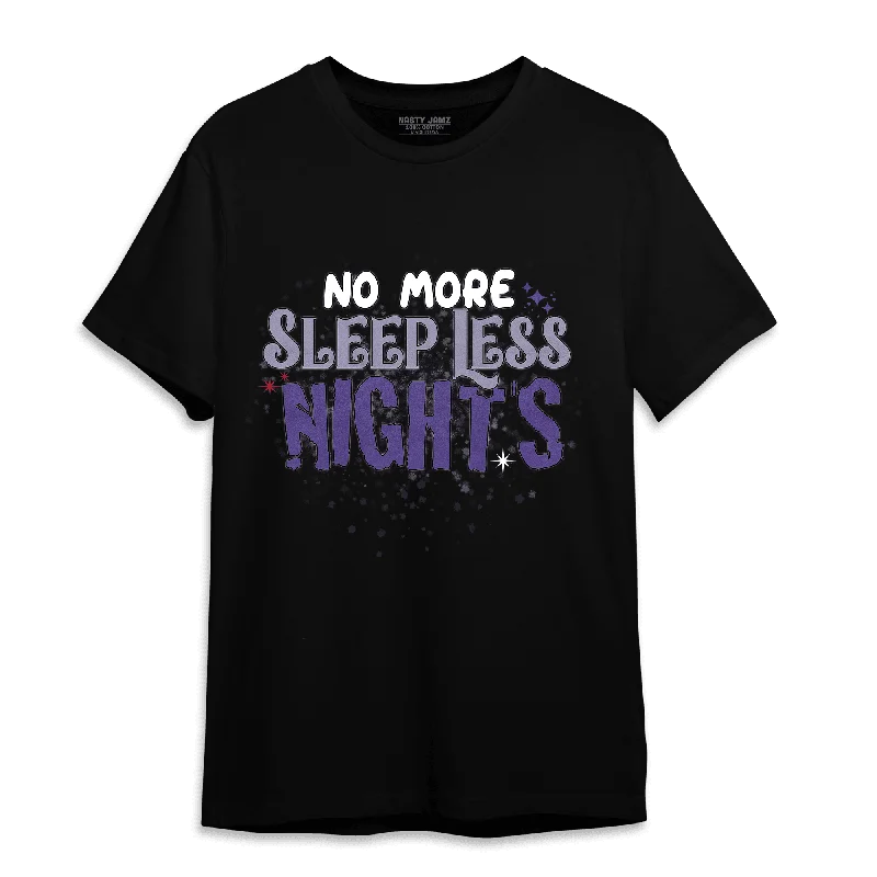 Women's cotton blend T - shirt with a soft feelNastyJamz Dunk Low Plum T Shirt Match No More Sleep