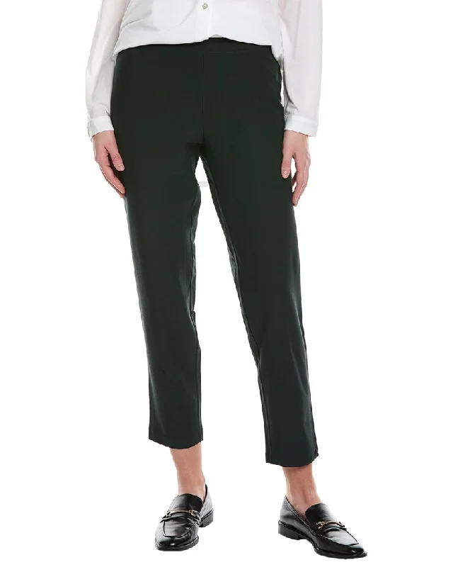 Plaid cigarette pants for women in a classic - trendy styleEILEEN FISHER Slim Ankle Pant