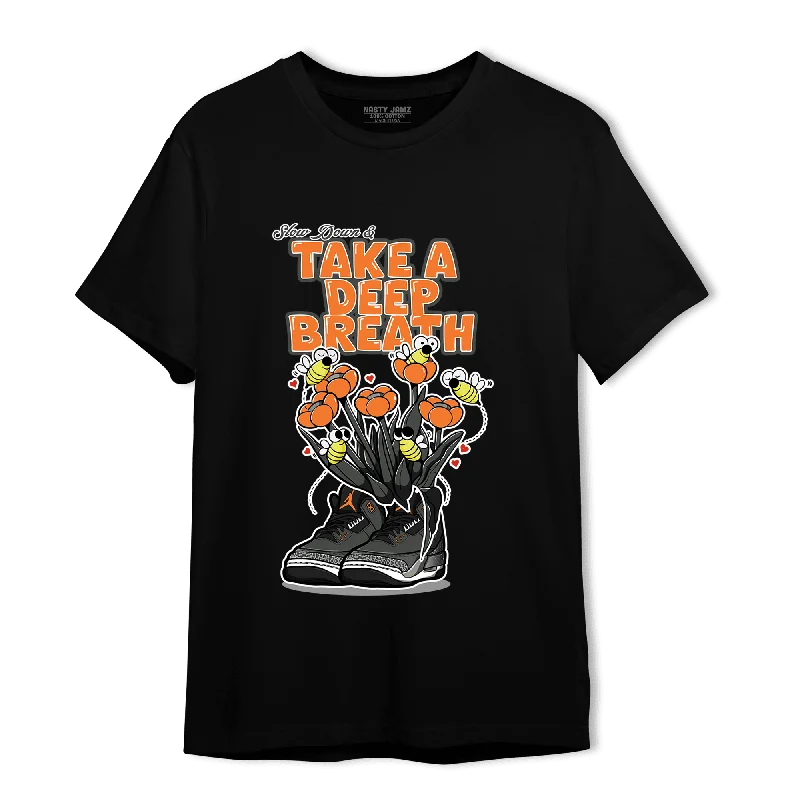 Striped women's T - shirt in bright colorsNastyJamz Fear Pack 3s T Shirt Match Bee Sneaker