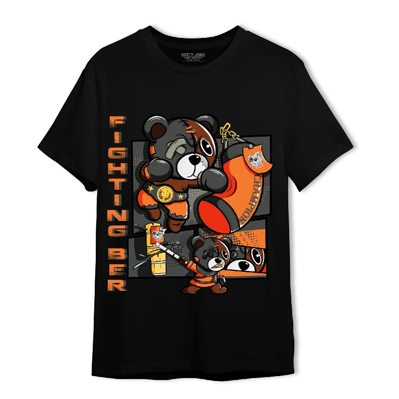 Women's T - shirt with a color - changing effect in different lightsNastyJamz Fear Pack 3s T Shirt Match BER Fighting Boxing