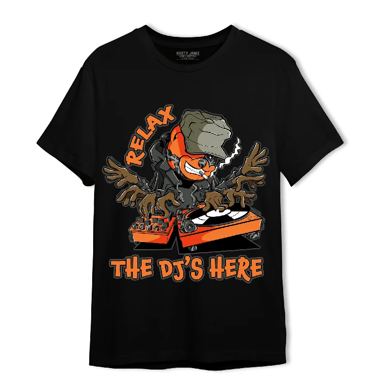 Long - length women's T - shirt with a hood and a drawstringNastyJamz Fear Pack 3s T Shirt Match BER The DJ Here