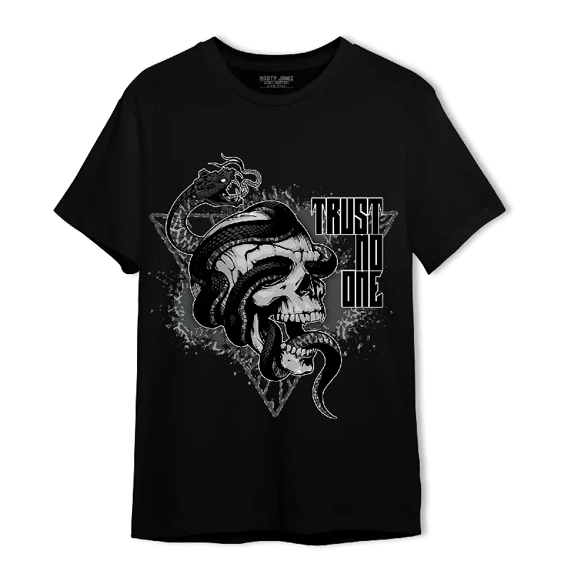 Printed women's T - shirt with a retro - inspired patternNastyJamz Fear Pack 3s T Shirt Match Dont Trust Any