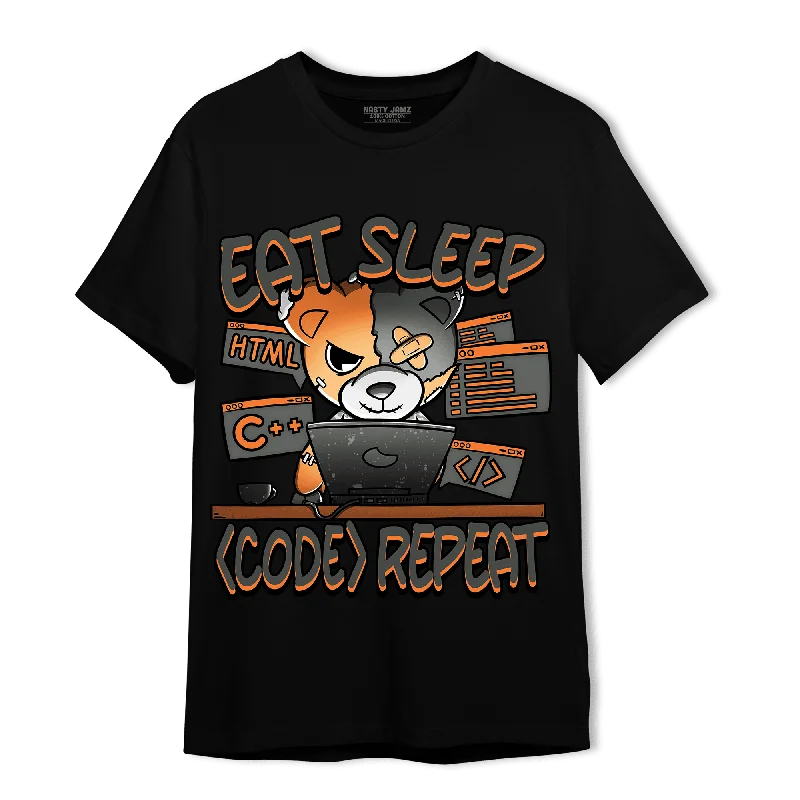 Open - front women's T - shirt for a versatile lookNastyJamz Fear Pack 3s T Shirt Match Eat Sleep Code BER