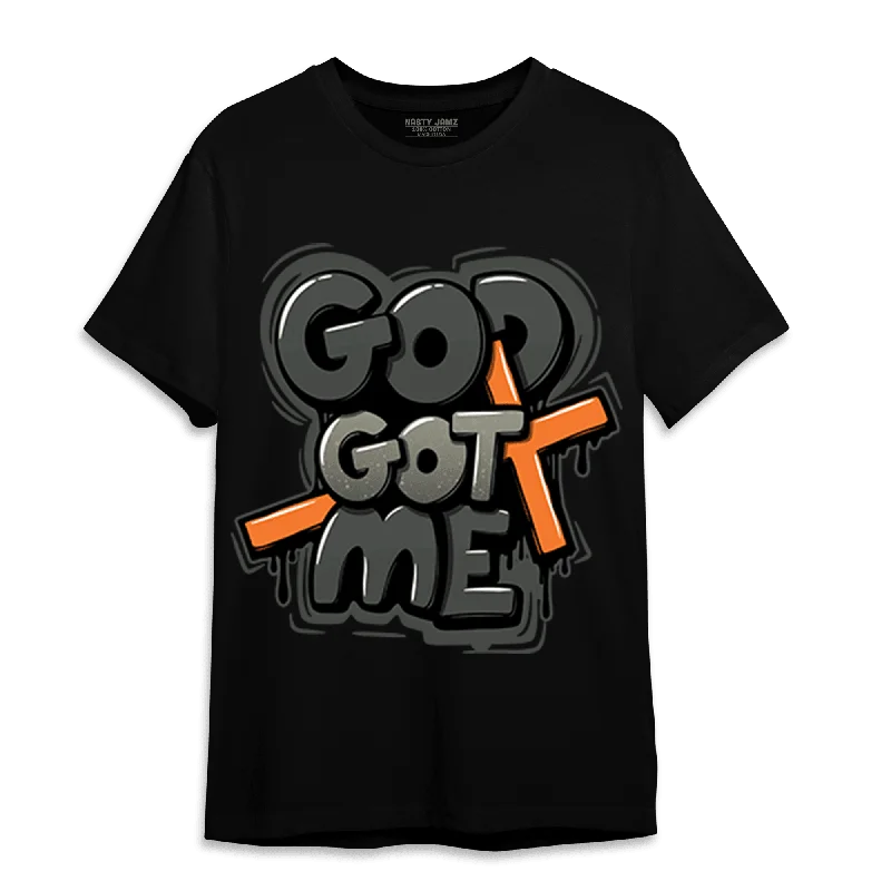 Fuzzy women's T - shirt with a hoodNastyJamz Fear Pack 3s T Shirt Match God Got Me