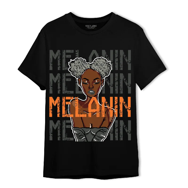 Women's cotton blend T - shirt with a soft feelNastyJamz Fear Pack 3s T Shirt Match Melanin Girl